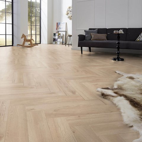 Eiken Licht Naturel Ambiant Marquant visgraat laminaat