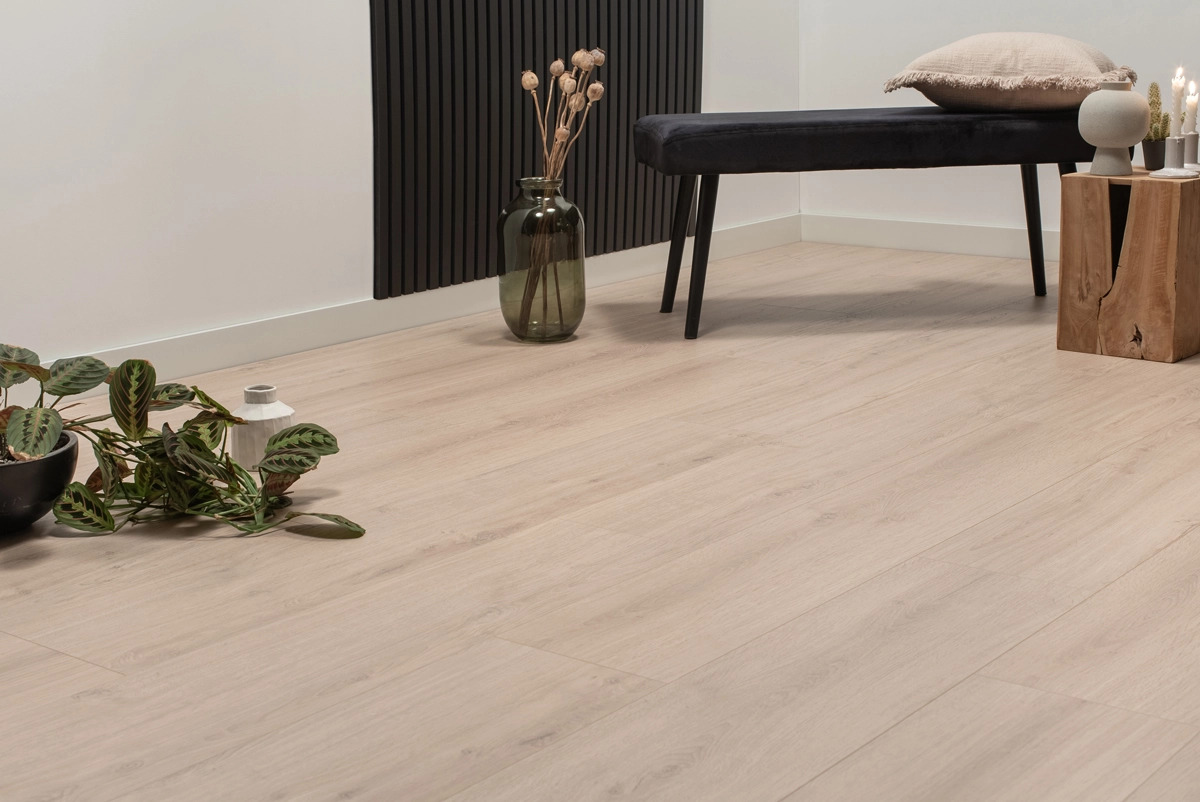 Floer Steden Waterford Witbeige Eiken laminaat