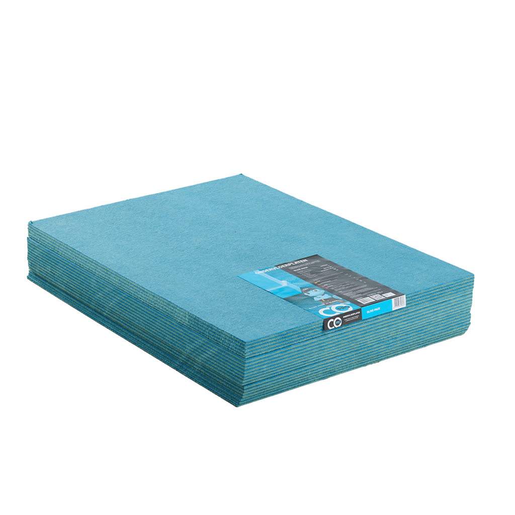 Olive Pack ondervloer platen voor tapijt, laminaat en click-pvc