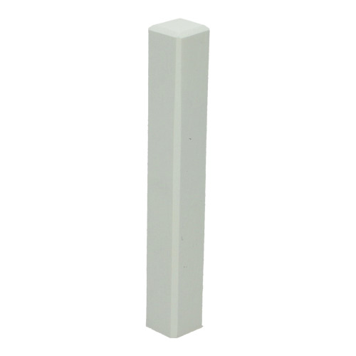 16376 Eind-hoekstuk 120x15 mm RAL9010