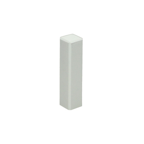 16374 Eind-hoekstuk 70x15 mm RAL9010