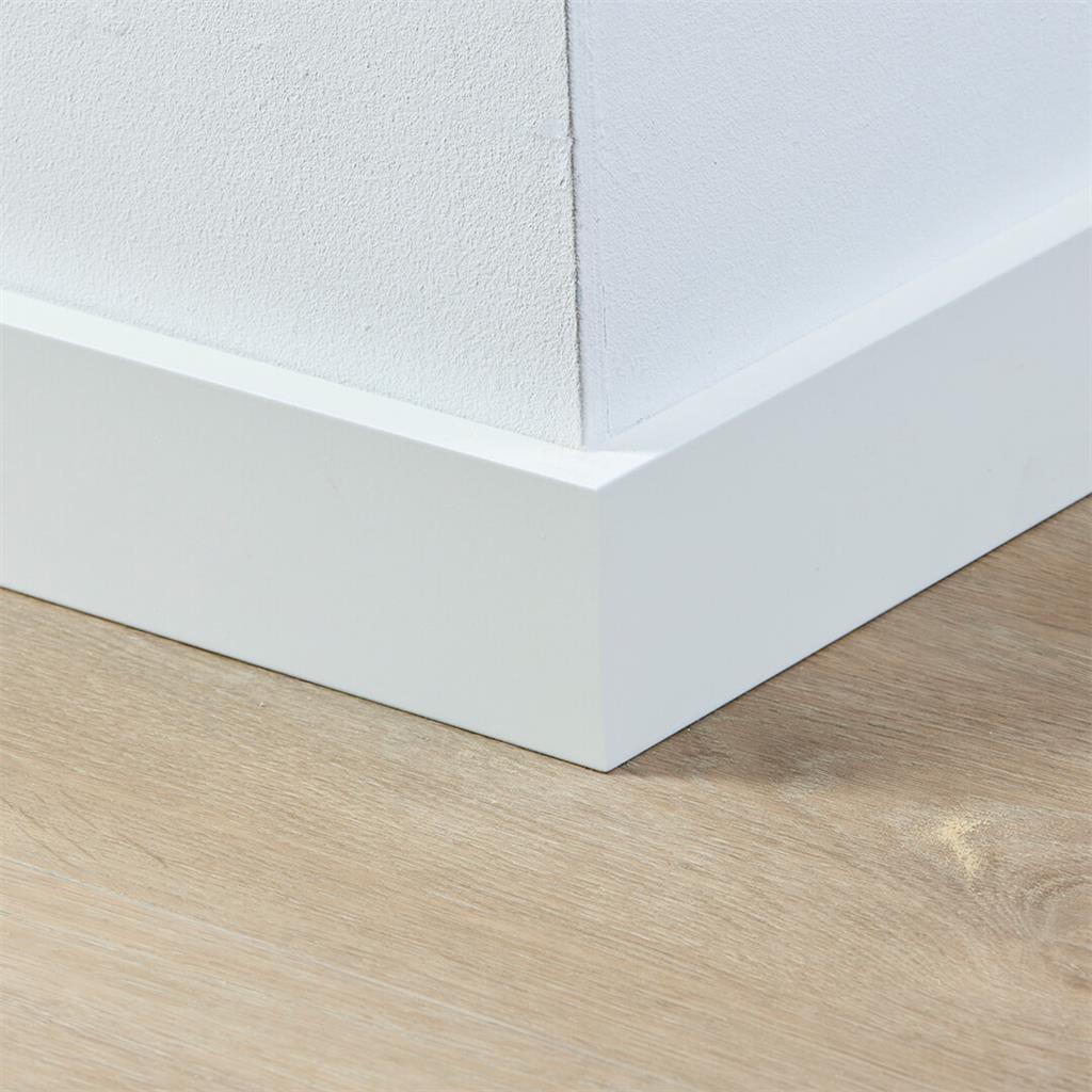 MDF plint 70x15 mm RAL9010 gelakt Amsterdam