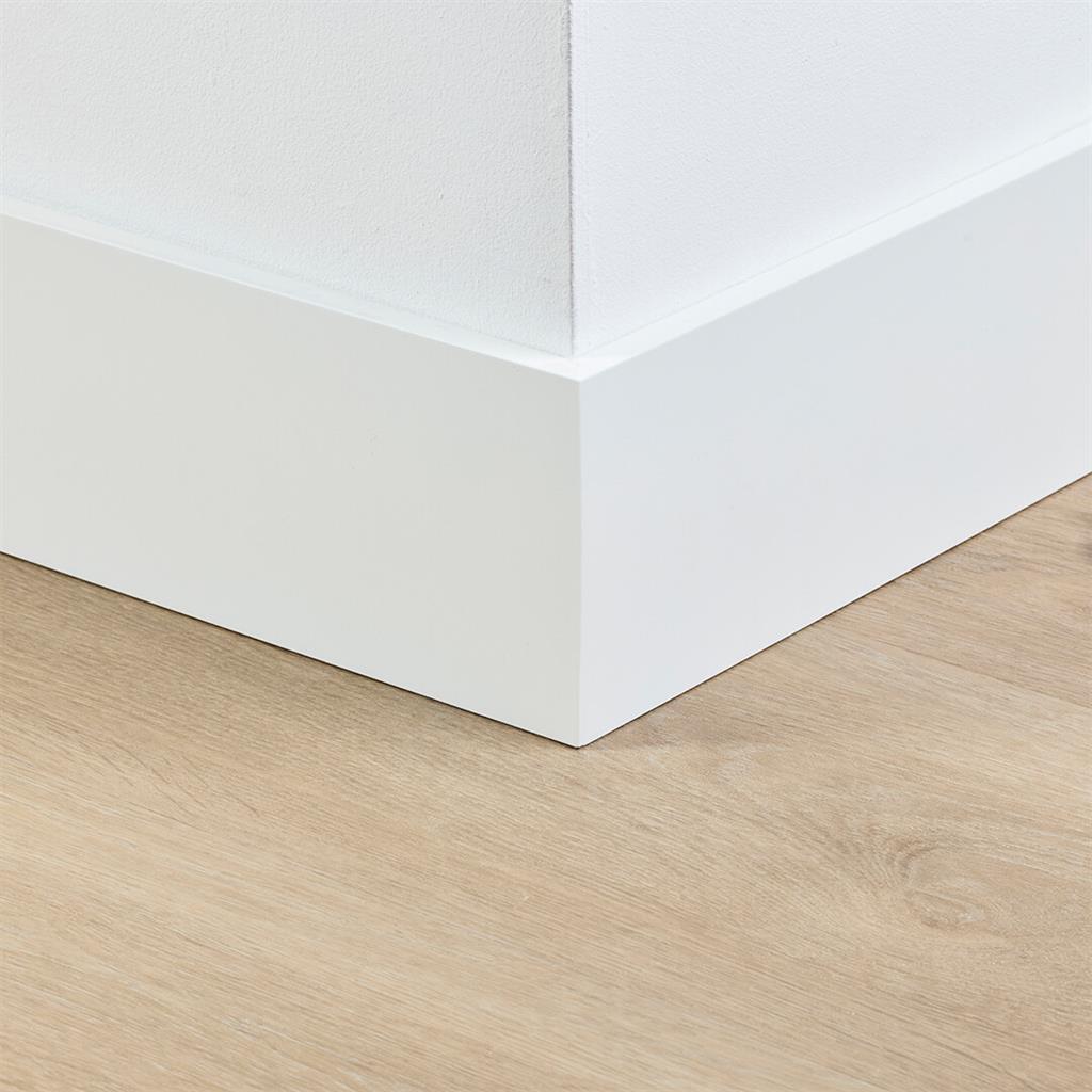 MDF plint 120x12 mm RAL9010 gelakt Amsterdam