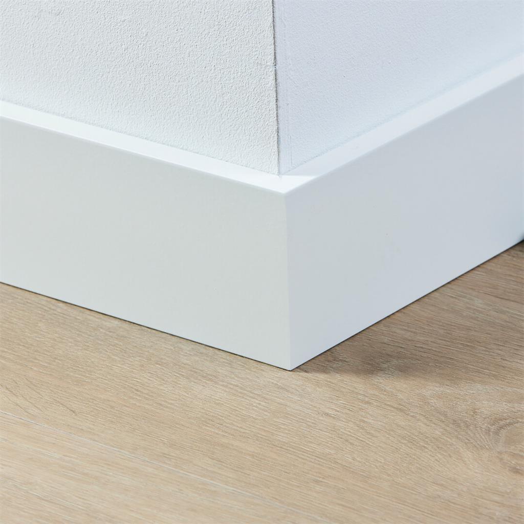 MDF plint 90x15 mm RAL9010 gelakt Amsterdam