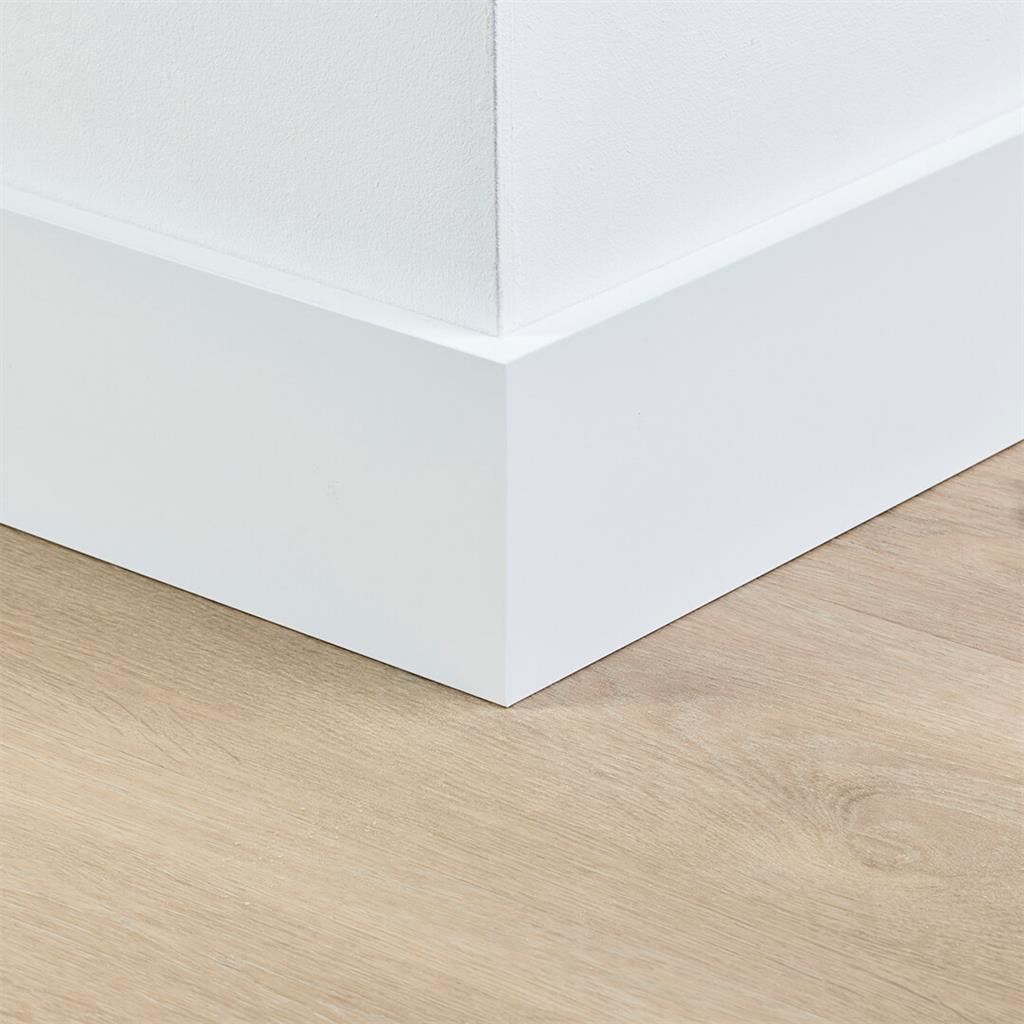 MDF plint 120x15 mm RAL9016 gelakt Amsterdam