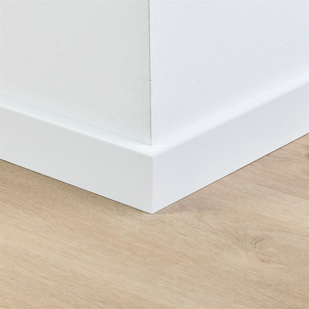 MDF plint 70x15 mm wit gefolied Berlijn