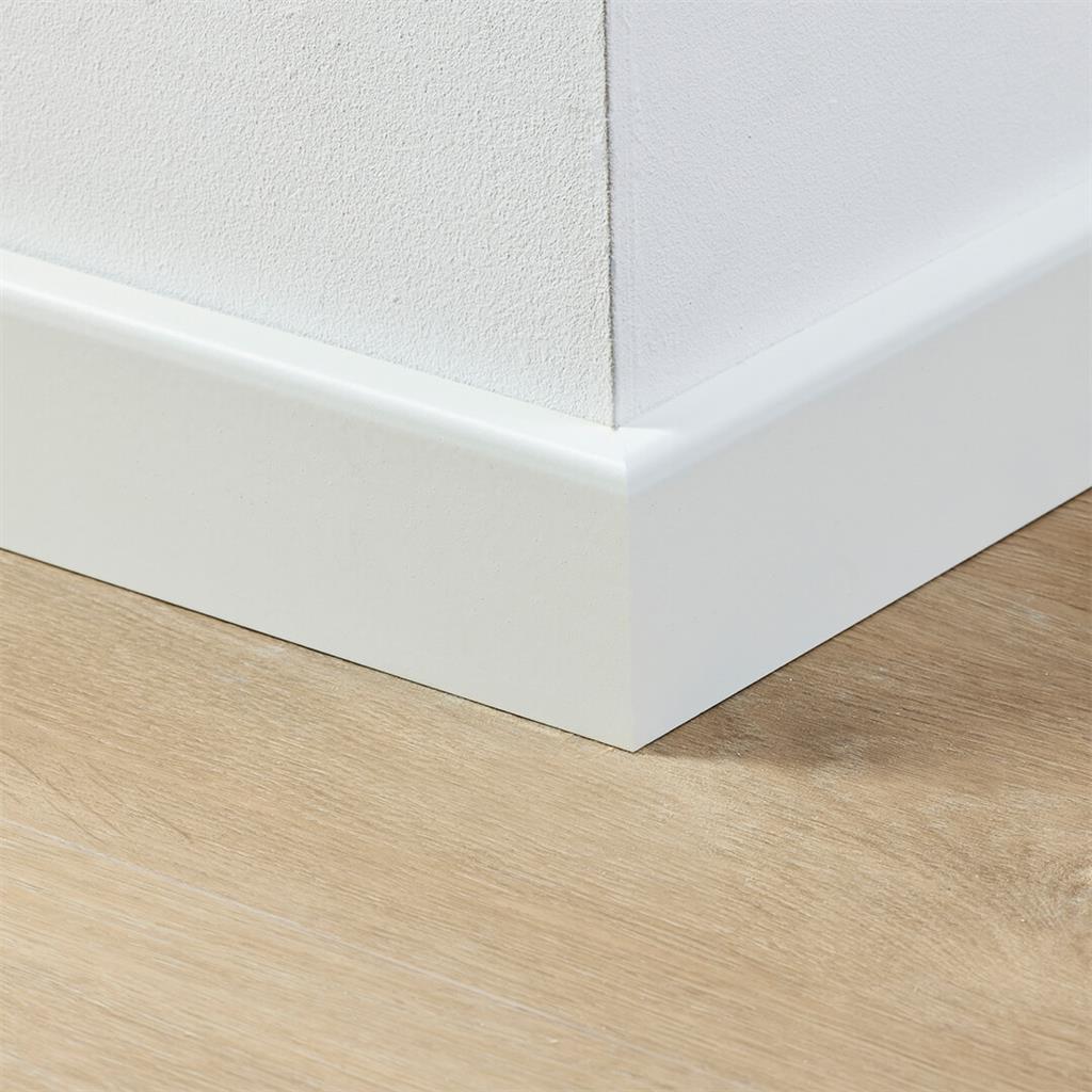 MDF plint 70x15 mm RAL9010 gelakt Berlijn