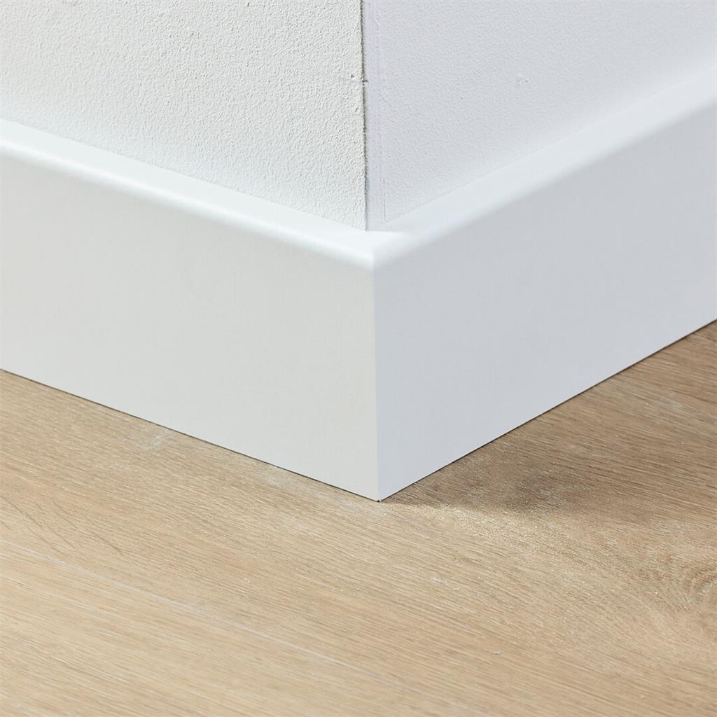 MDF plint 90x15 mm wit gefolied Berlijn