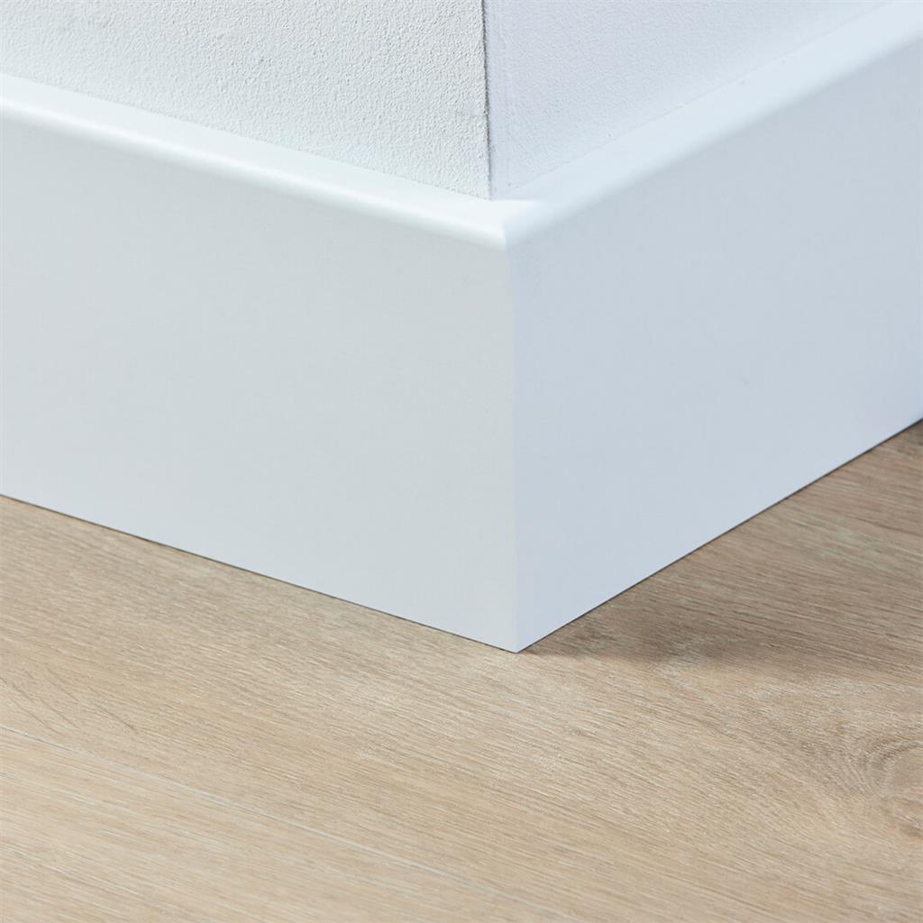 MDF plint 120x15 mm wit gefolied Berlijn