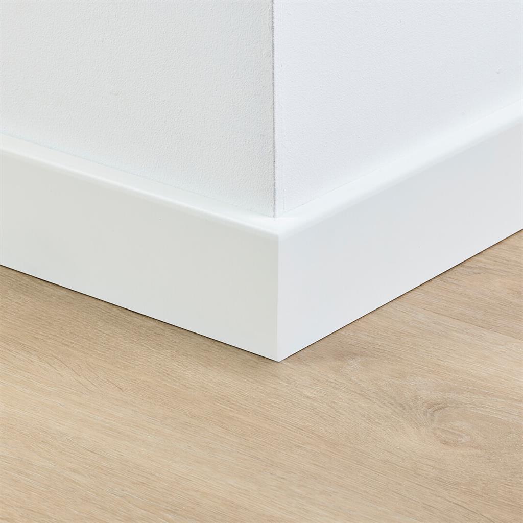 MDF plint 90x15 mm RAL9010 gelakt Berlijn