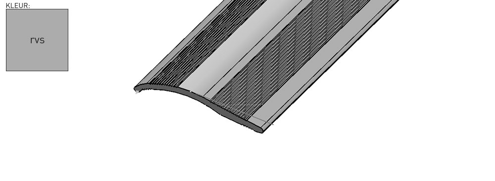 Co-Pro 40x4mm RVS overgangsprofiel 4-18mm productfoto artikel 5580171111