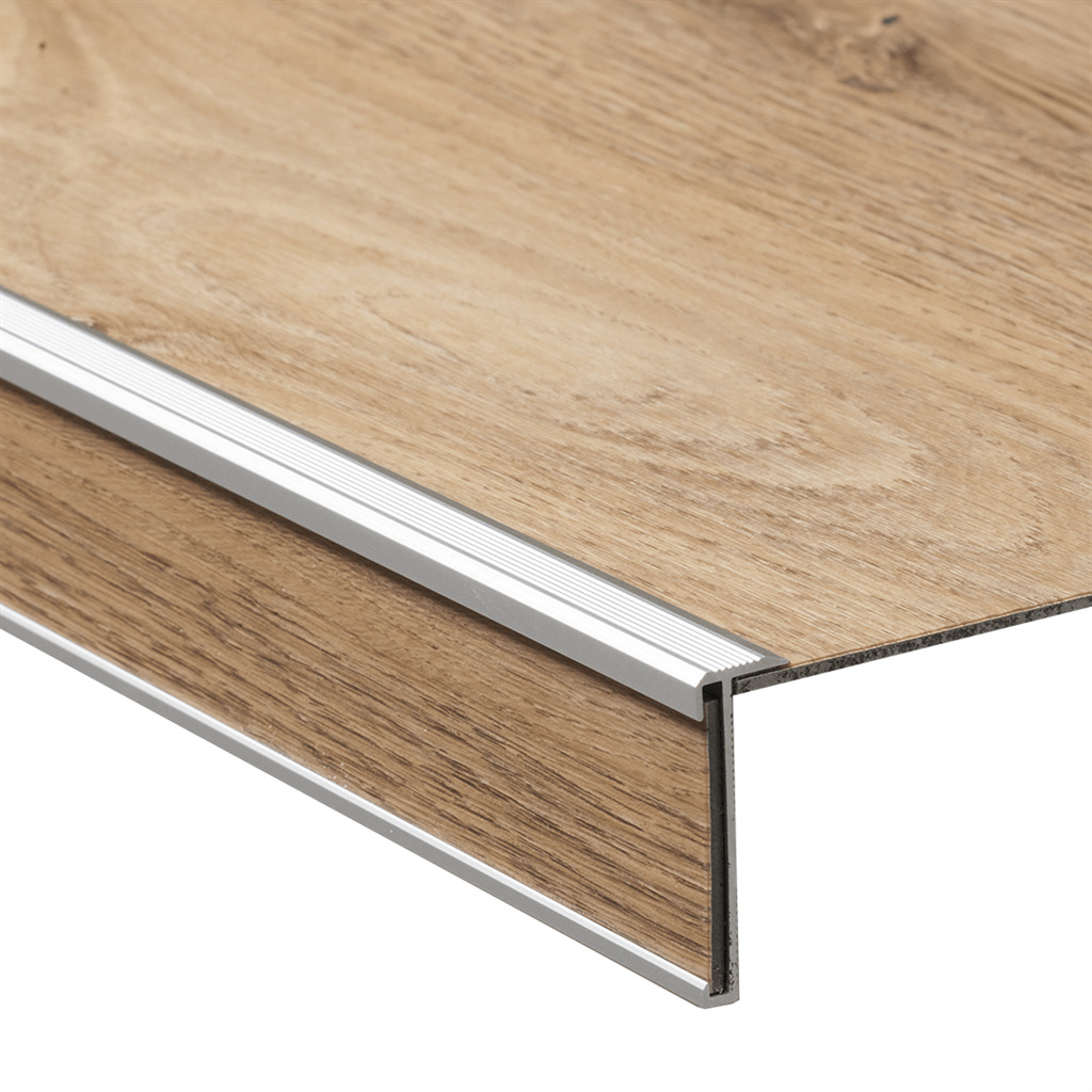 Zilver trapprofiel 130cm lang