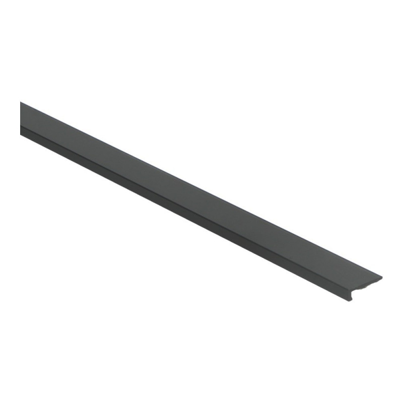 Hoekprofiel click PVC zwart