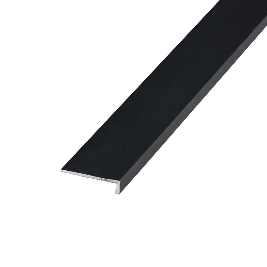 Co-pro hoekprofiel 4,5x25x3000mm Zwart
