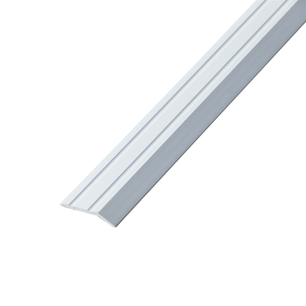 Overgangsprofiel zelfklevend 4mm kleur Zilver