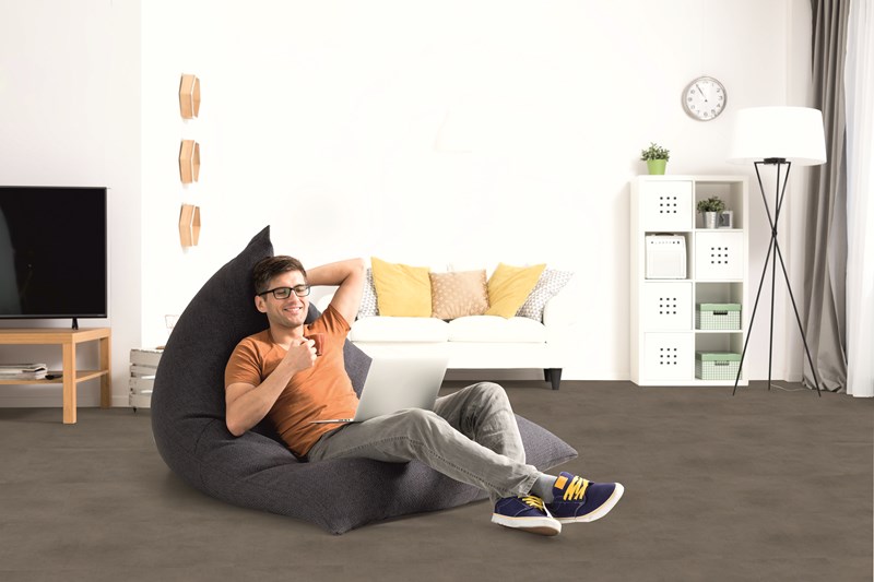 Bodiax Rock BP565 Click 526 Andes PVC plank click pvc in woonkamer sfeerfoto