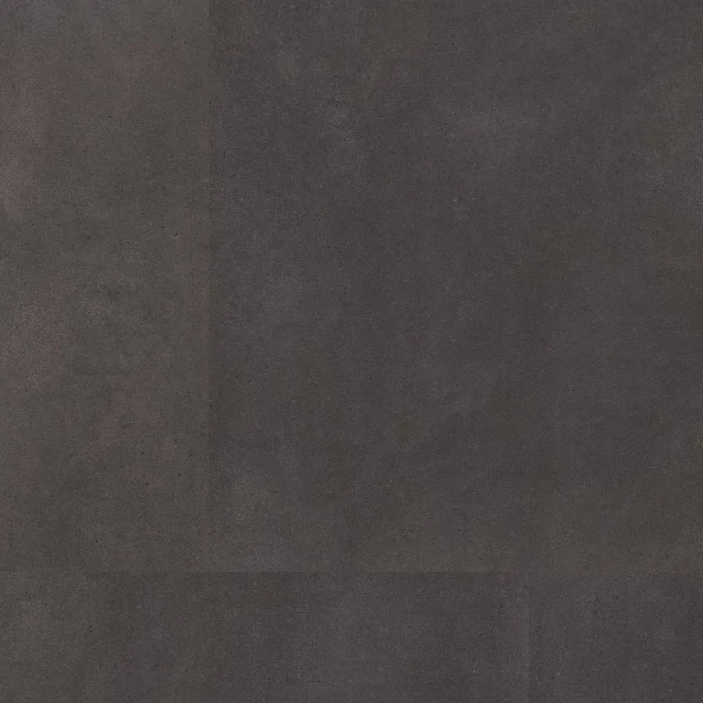 Detail van de structuur van de Anthracite click pvc vloer met realistische steenlook