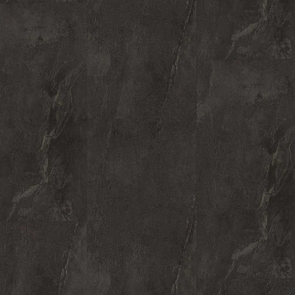 Productfoto van Huiscollectie Steennuance Anthracite 4491252019, click PVC tegel van 914 × 457 mm