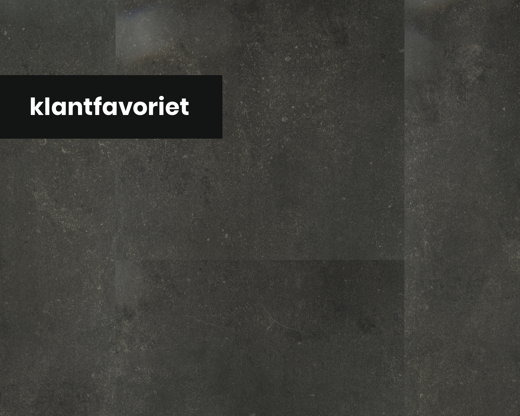 Hebeta Beton Design 38215 Detail van de structuur Antraciet PVC tegel plak pvc met subtiele nerf warmteweerstand 004 m²K/W