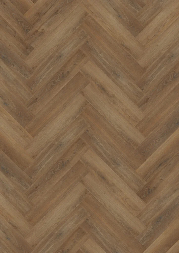Hoomline Prestige Visgraat Beaver Creek 5079 plak PVC visgraat detail van groeven en rustige kleurschakeringen