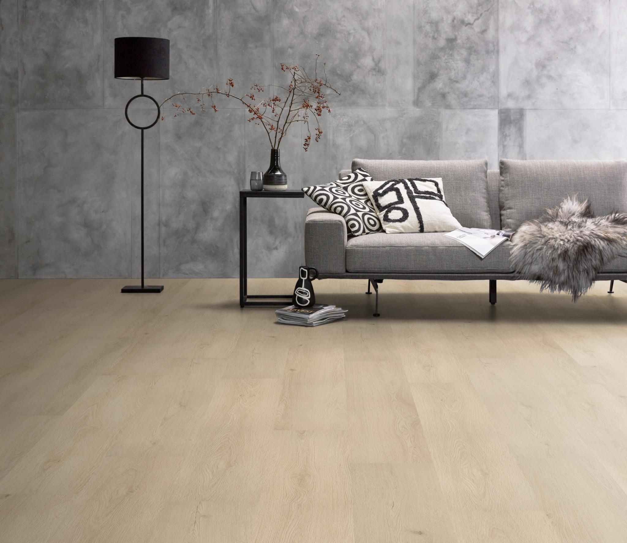 Ambiant Marento 6920.3011.19 Beige PVC plank plak pvc in woonkamer sfeerfoto