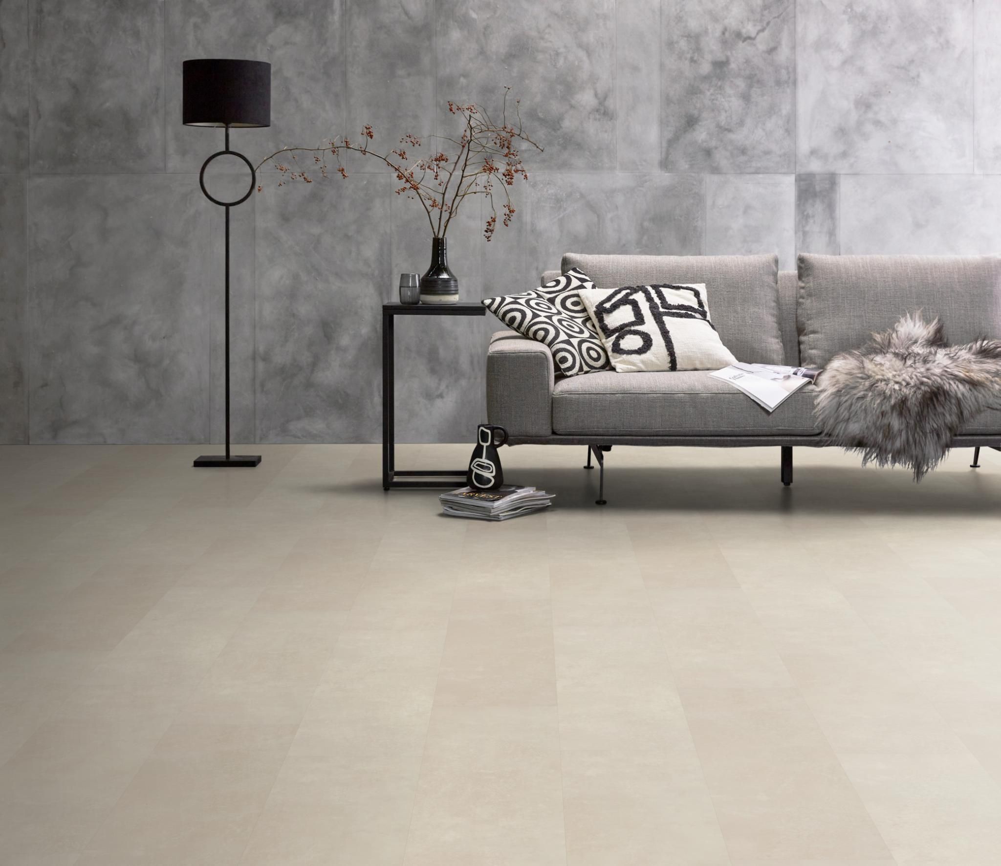 Ambiant Viretto 8560.2021.19 Close-up van steenlook Beige PVC tegel plak pvc met verfijnde afwerking