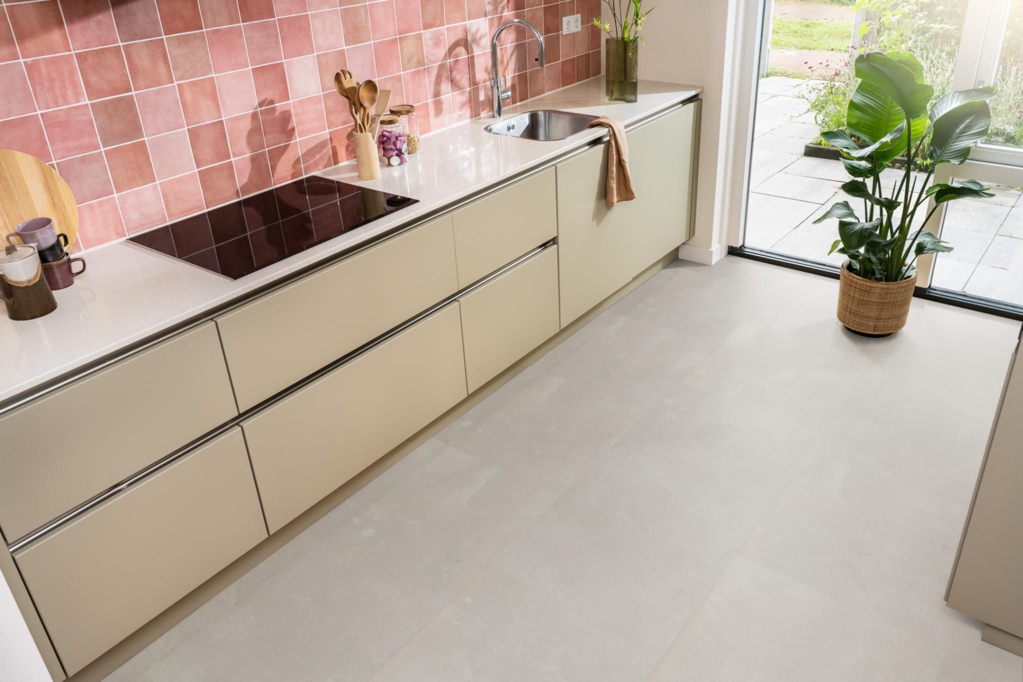 Piero XL Beige silent rigid click PVC tegel 8020620019