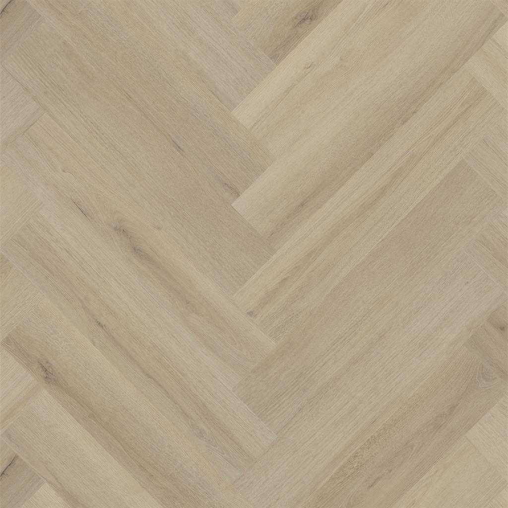 Ambiant Spigato XL Valento Visgraat Click 6081.2012.19 Detail van de structuur Beige visgraat click pvc met subtiele nerf
