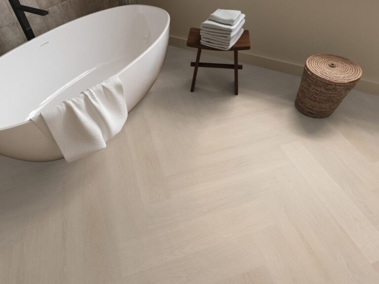 Ambiant Spigato XL Soleno Visgraat Click 7051.2001.19 Kleur en structuur Beige visgraat click pvc met rustige kleurtoon