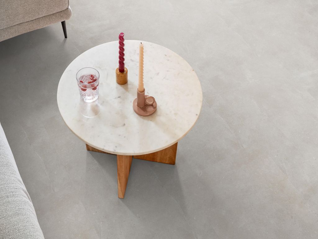 Ambiant Piazzo XL Beige 6090721419 plak pvc tegel close-up van kleur en structuur