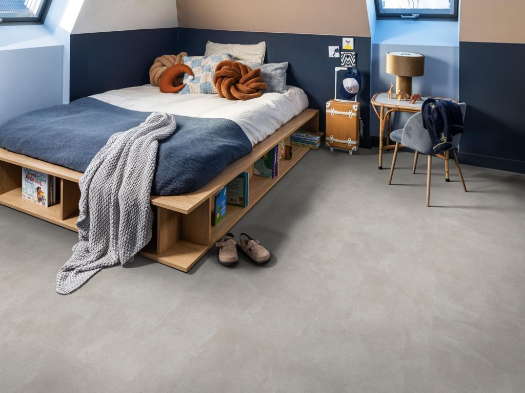 Ambiant Piazzo Beige 6192741419 click pvc tegel in woonkamer als sfeerfoto