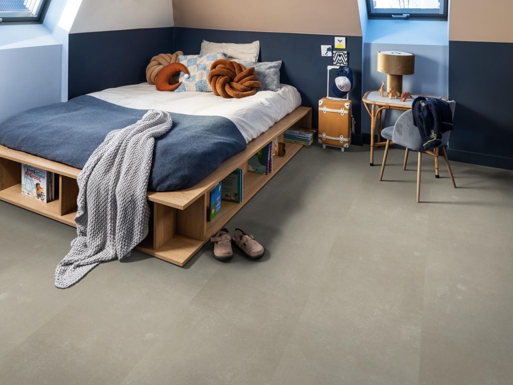 Ambiant Piero Beige 6022920119 click pvc tegel in woonkamer als sfeerfoto