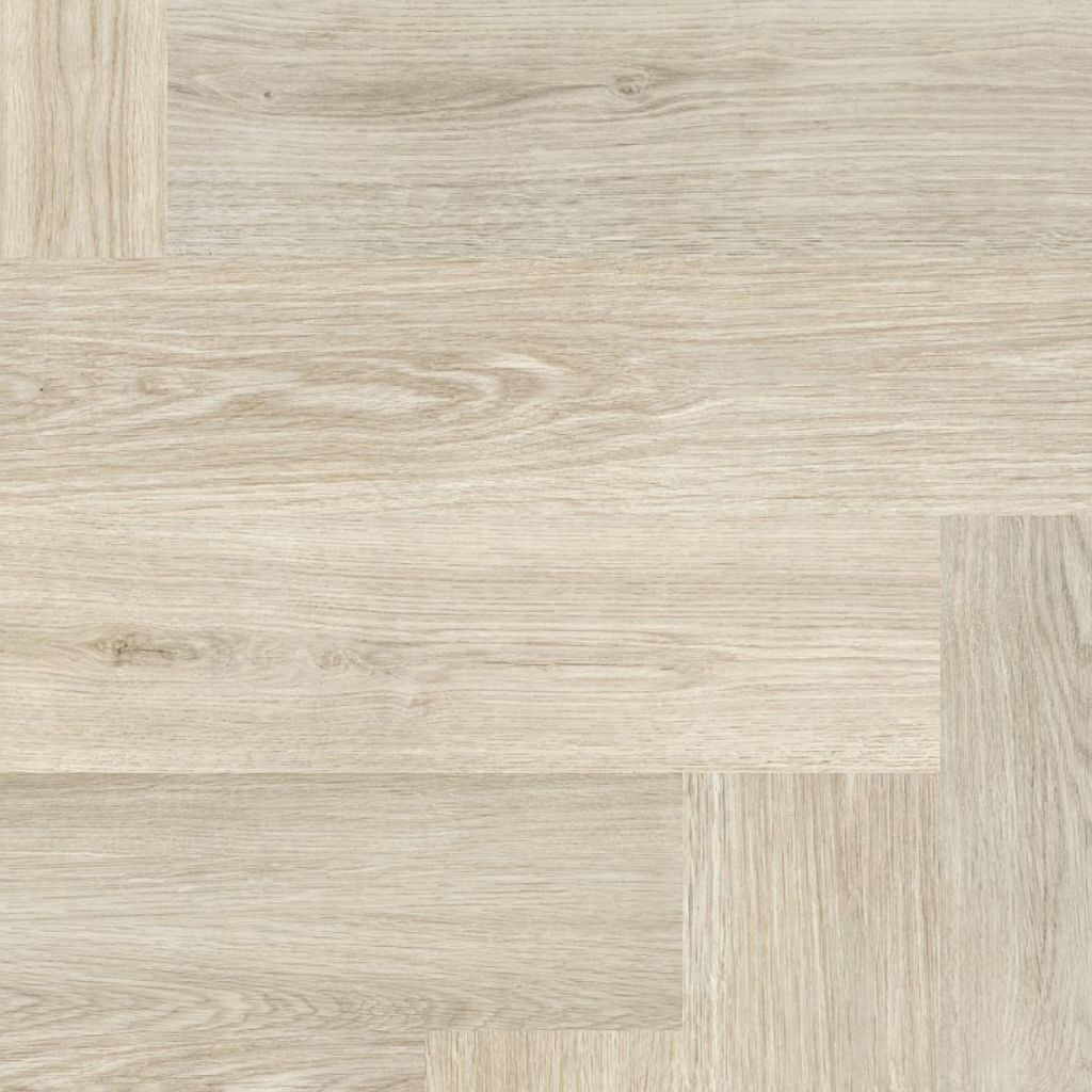 Huiscollectie Cadans Beige 2158601019, walvisgraat plak PVC met houtlook