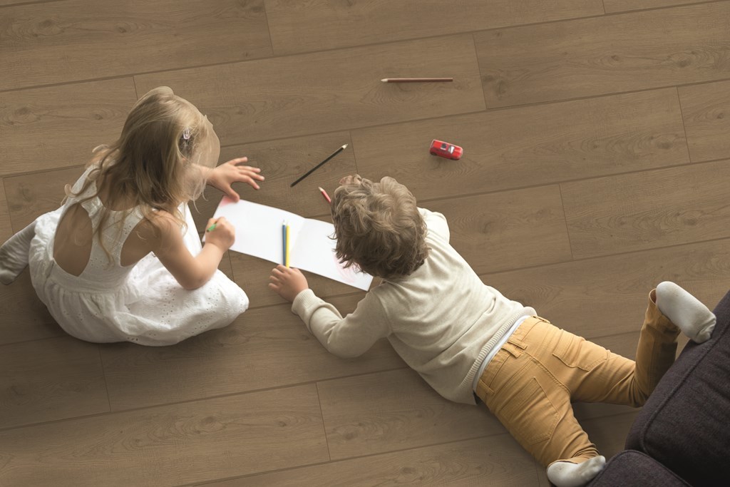 Bodiax Thor BP500 Click 515 Belleville Oak PVC plank click pvc in woonkamer sfeerfoto