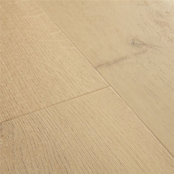 QuickStep Bloom Botanisch Beige AVMPU40236 click PVC plank close-up van decor, nerf en matte toplaag