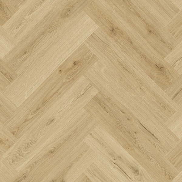 Close-up van het houtdessin van Botanisch Beige, click pvc QuickStep