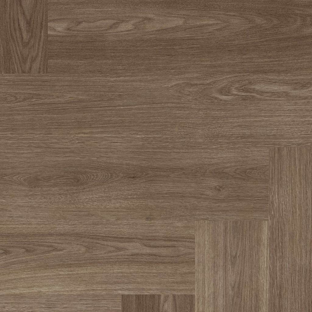 Huiscollectie Cadans Brown 2159701419, walvisgraat click PVC met houtlook