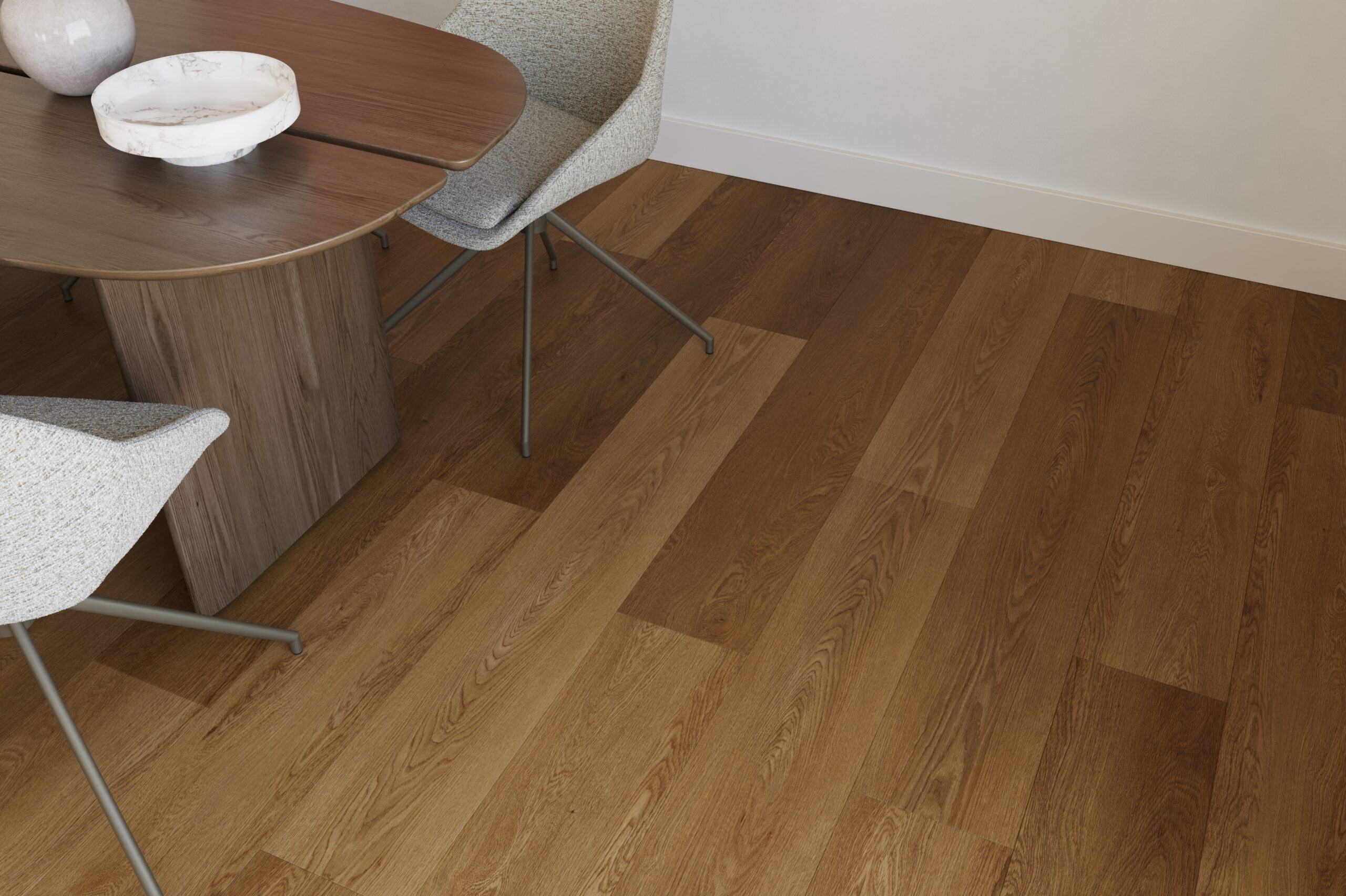 Castell Ultimate 880 Cedar Hazel 182 plak PVC plank detail van houtstructuur en matte afwerking