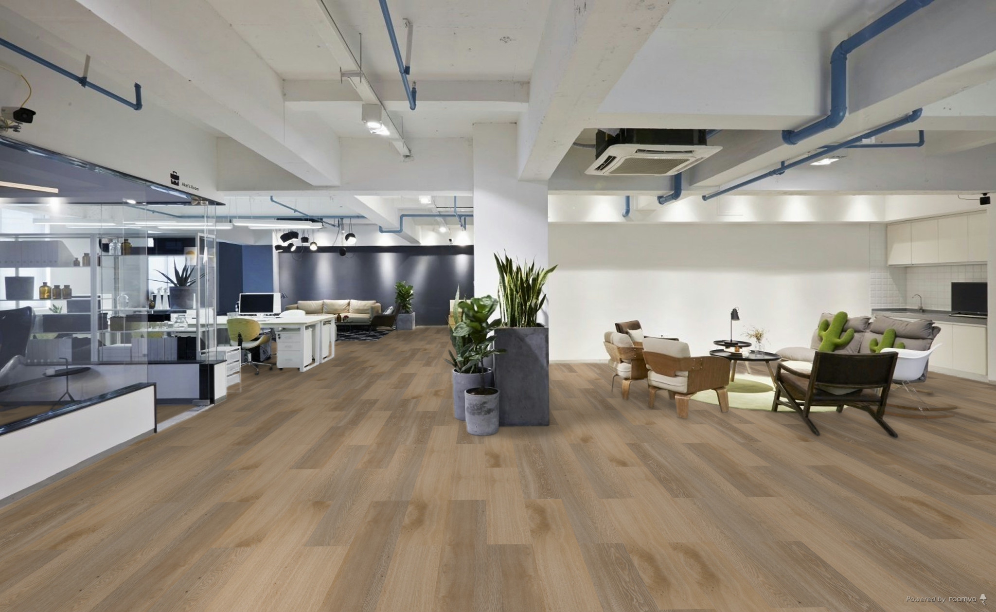 Therdex Premium Click 70040 PVC plank click pvc in woonkamer sfeerfoto