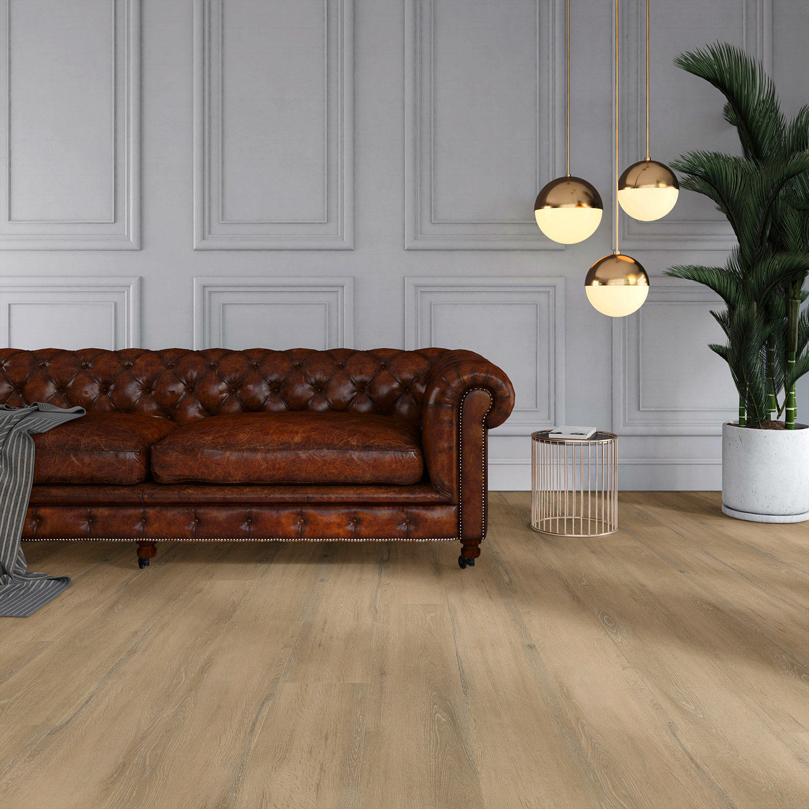 VivaFloors Vienna 8340 click PVC plank toegepast in een lichte hal