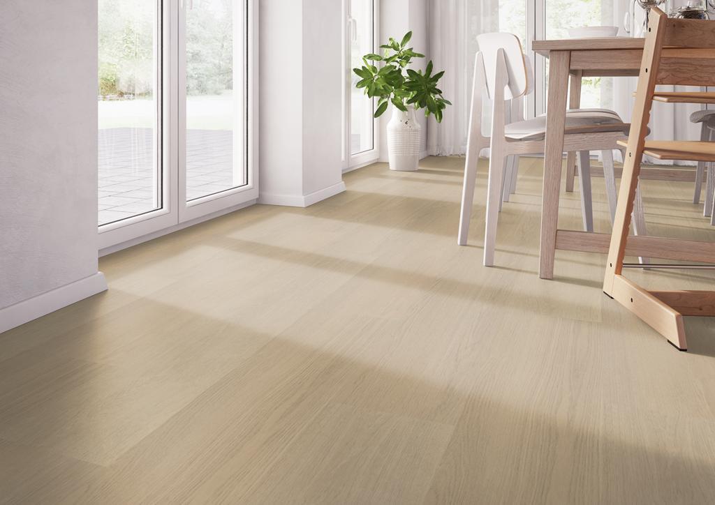 Belakos Futuro Click 520 click PVC plank detail van patroon en verfijnde houtnerf