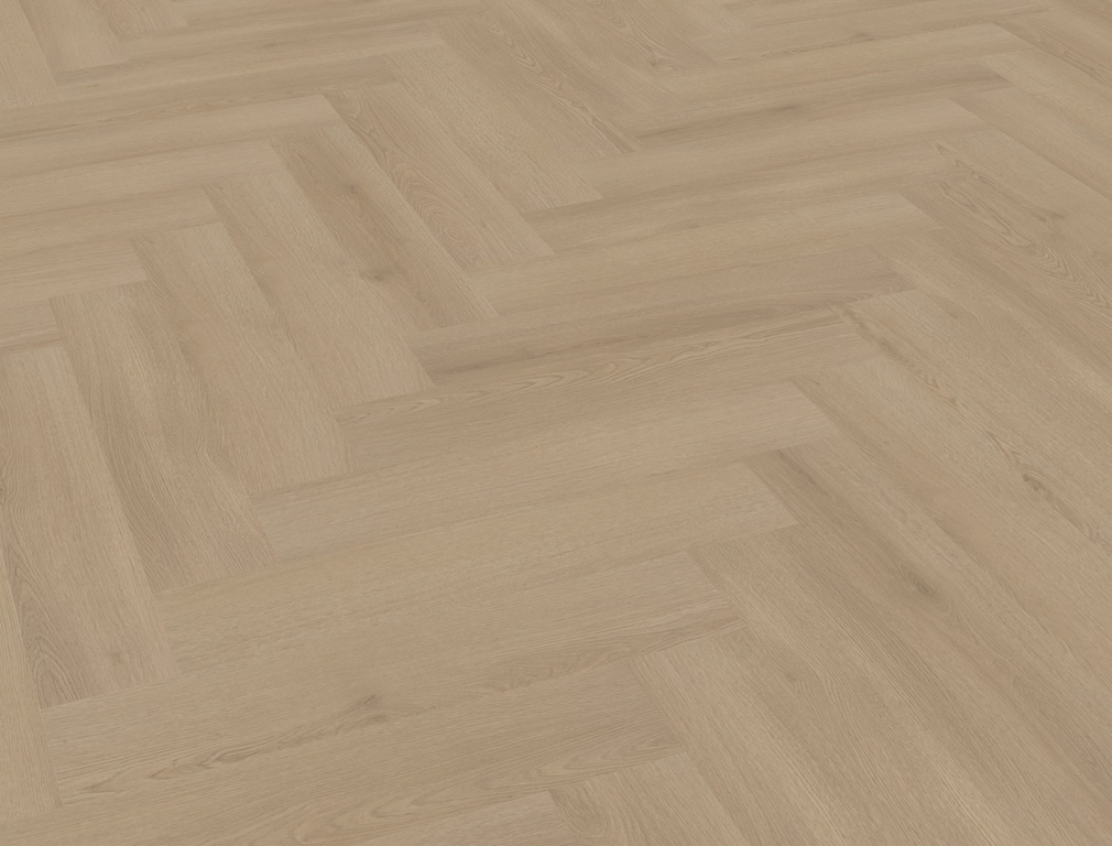 Belakos Puro Visgraat XL 46 click PVC met een langgerekte plank en rustige eiken uitstraling