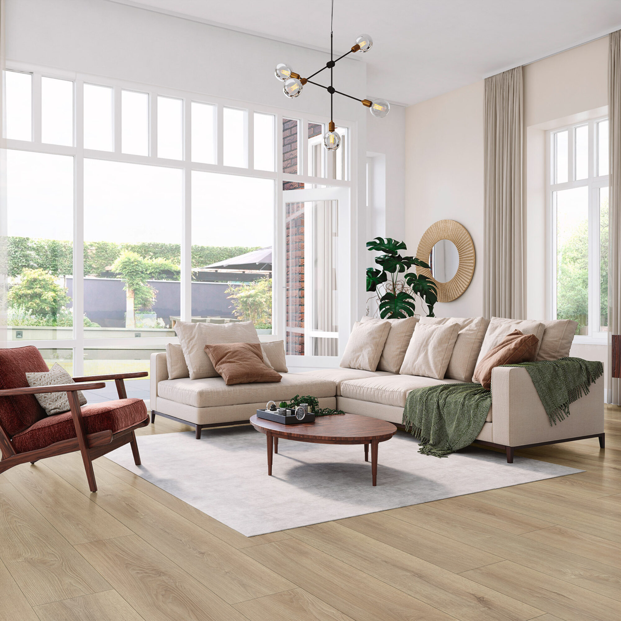 VivaFloors Mayfair 9010 click PVC plank sfeerbeeld met een rustige uitstraling