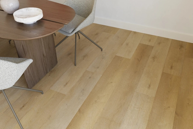 Castell Supreme 860 Planks XXL Coffee 133 plak PVC plank detail van patroon en verfijnde houtnerf