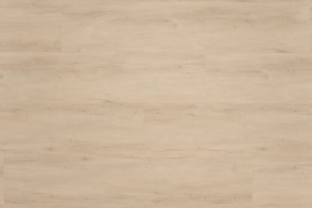 Floer Landhuis Click PVC FLR-3755 Detail van de structuur Creme Eik PVC plank click pvc warmteweerstand 0.039 met matte