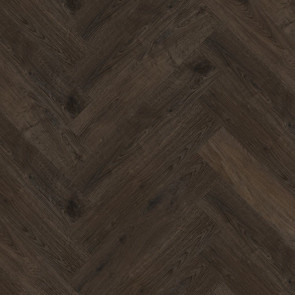 Huiscollectie Ritme Dark Brown 2990461319, visgraat XL plak PVC met houtlook