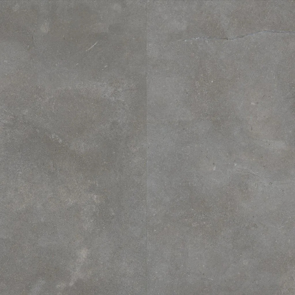 Ambiant Piazzo Dark Grey XL 6090.7211.19 plak PVC tegel detail van voegen en rustige kleurschakeringen