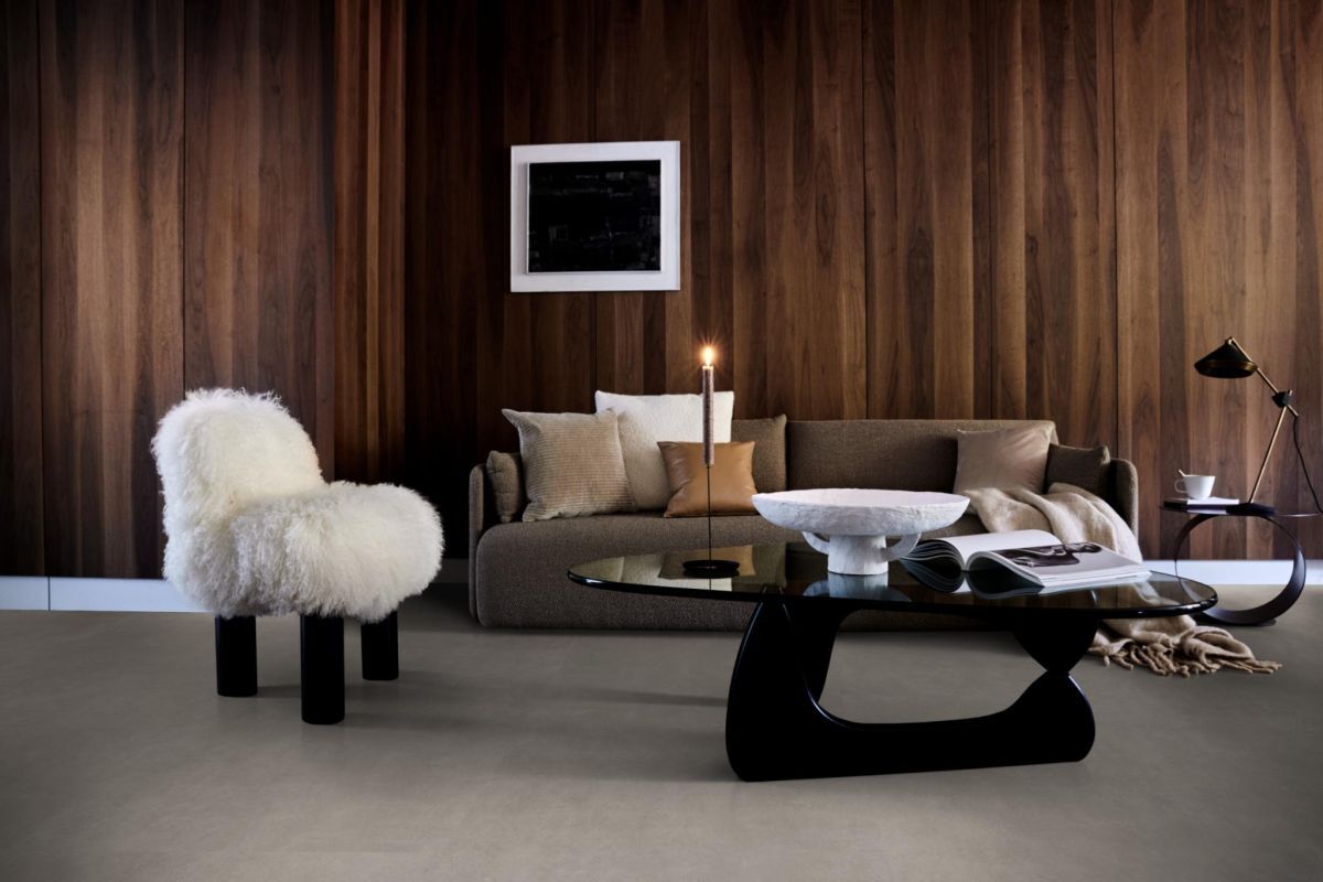 VTwonen Basic XL 6206.5251.19 Dark Grey PVC tegel plak pvc in woonkamer sfeerfoto