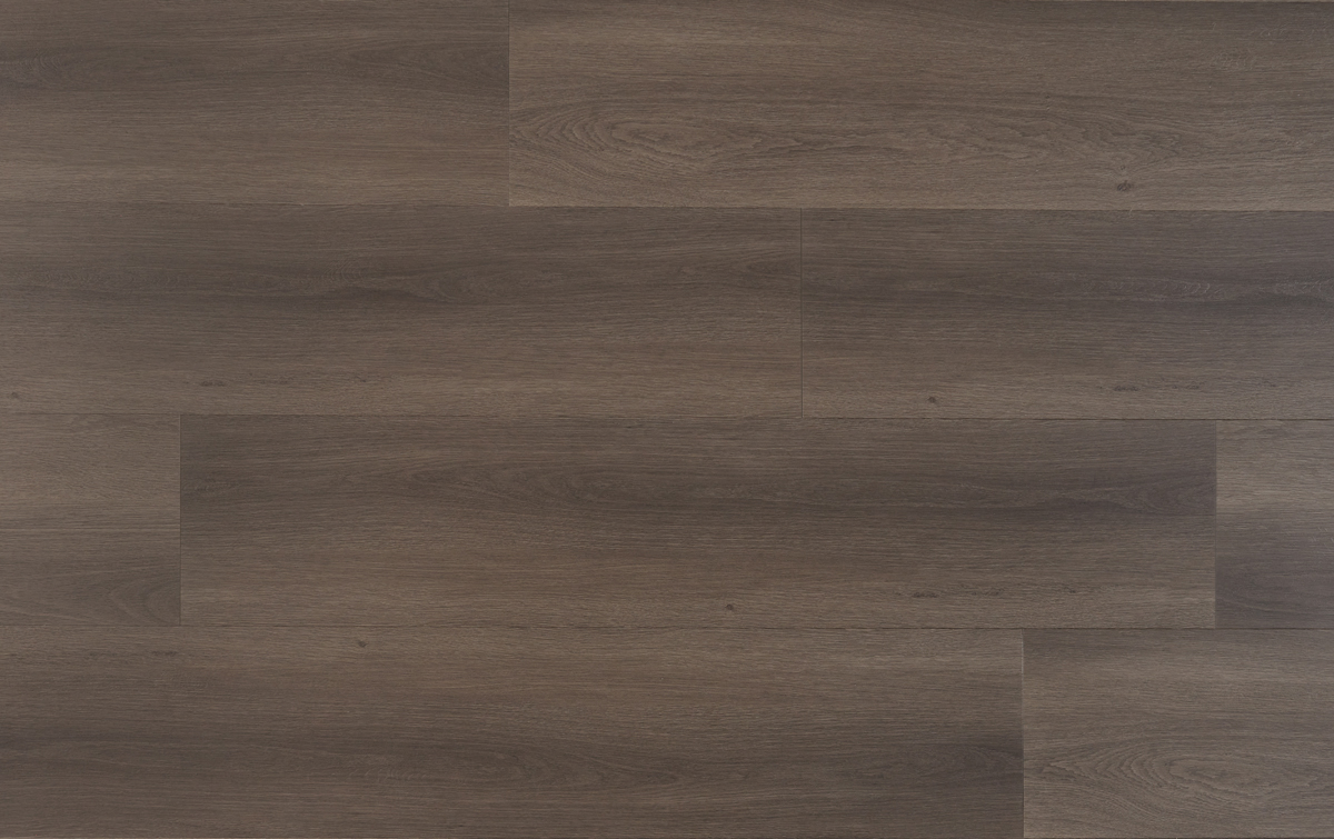 Floer Landhuis Click PVC Donkere Eik FLR-3757 click PVC plank detail van patroon en verfijnde houtnerf