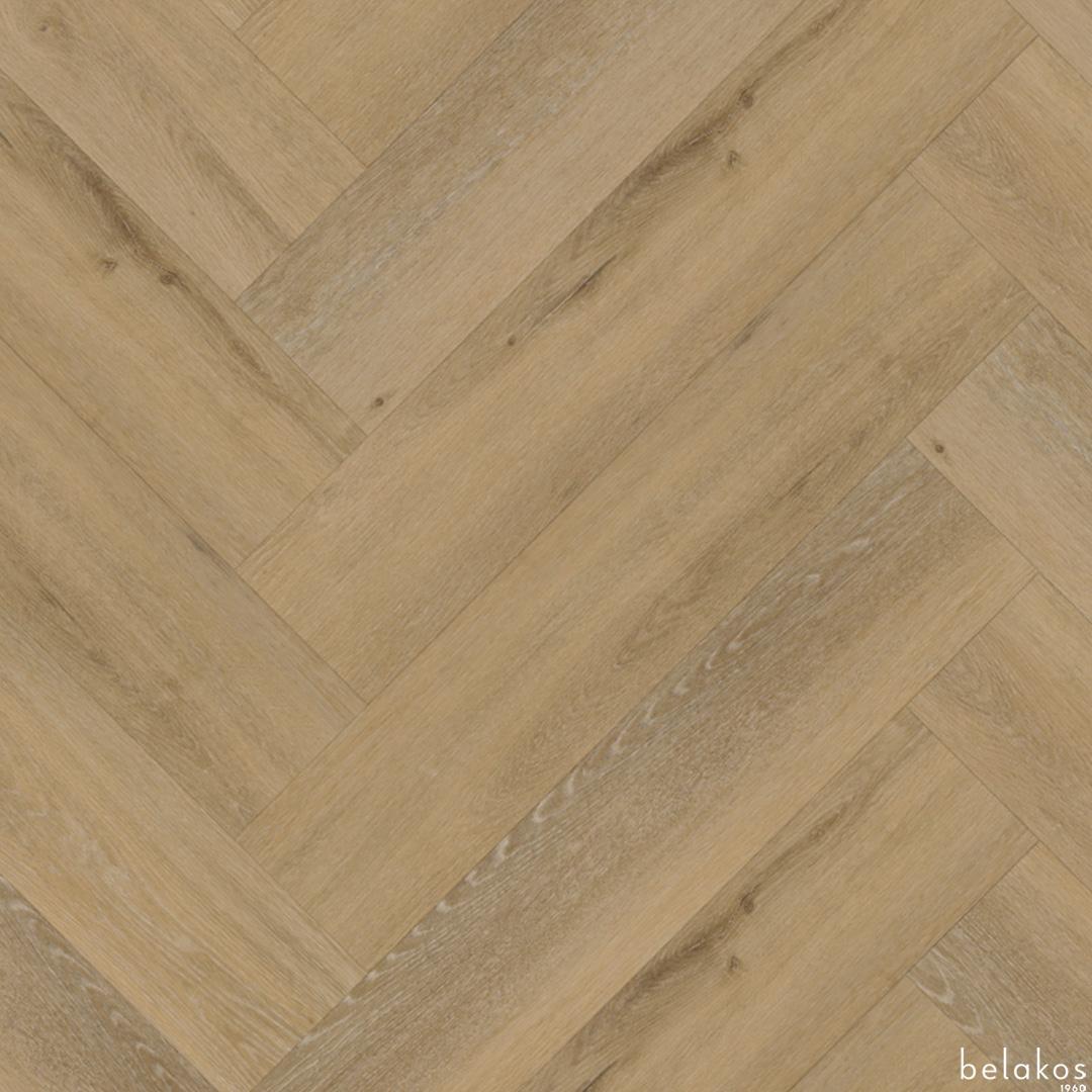 Belakos Attico Visgraat XL 80 plak PVC visgraat detail van groeven en rustige kleurschakeringen